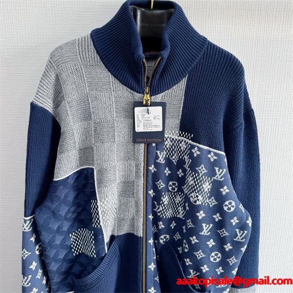 ❤2026トレンド☆Lv 25fw Nigoルイヴィトンカーデガンコピー男女OK新作リラックス感大好評