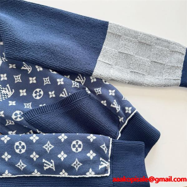 ❤2026トレンド☆Lv 25fw Nigoルイヴィトンカーデガンコピー男女OK新作リラックス感大好評