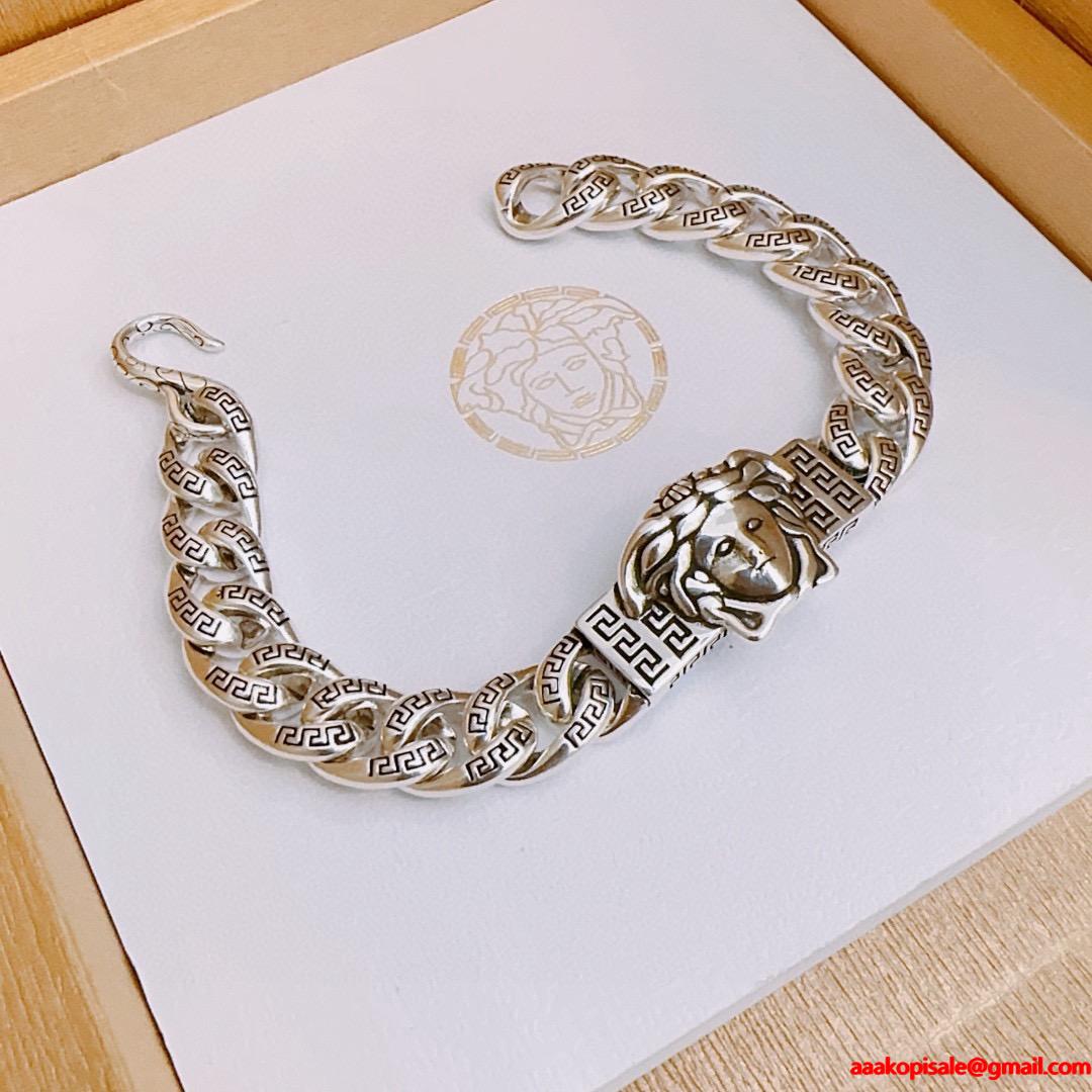 シルバー★激安 ヴェルサーチ ブレスレットコピーVersaceアクセサリー人気高評価