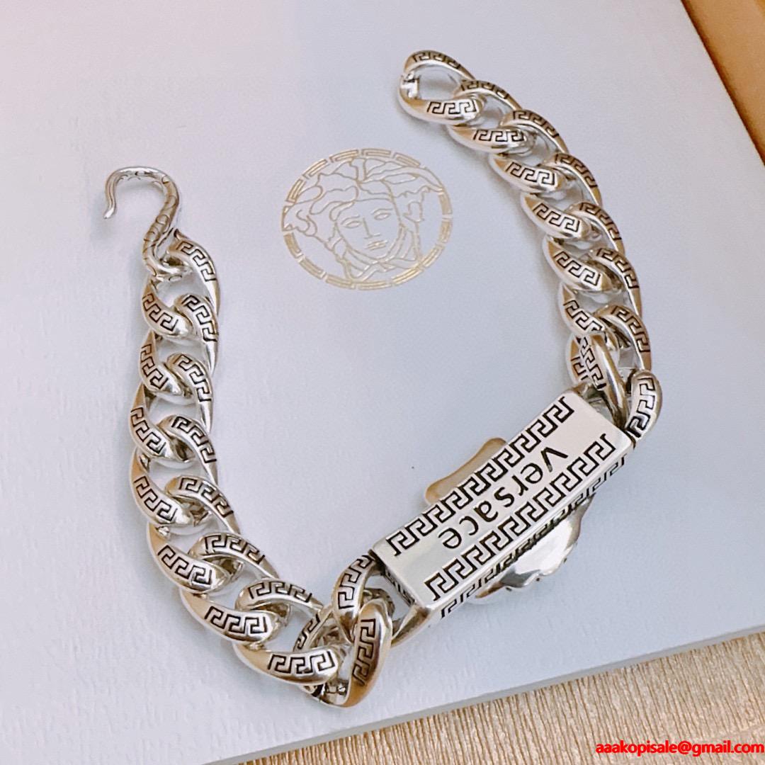 シルバー★激安 ヴェルサーチ ブレスレットコピーVersaceアクセサリー人気高評価