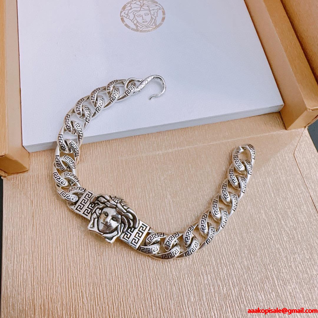 シルバー★激安 ヴェルサーチ ブレスレットコピーVersaceアクセサリー人気高評価