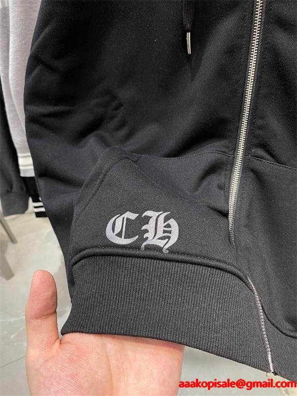 大胆グラフィック パーカー 厚手仕様 ストリート映え クロムハーツ Chrome Hearts コピー