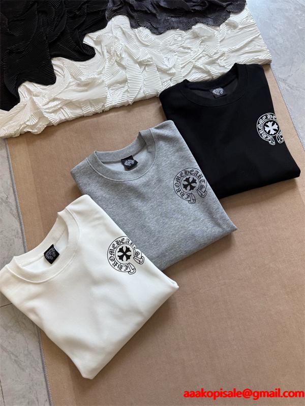 クラシックエンブレム スウェット 上質裏毛 着回し自在 クロムハーツ Chrome Hearts コピー