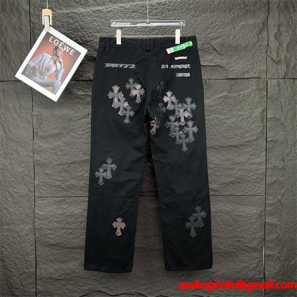 注目新作 クロムハーツ コピー Chrome Hearts ジョガーパンツ モード系シルエット 2026新作準備