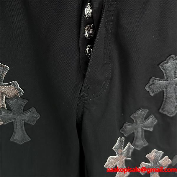 注目新作 クロムハーツ コピー Chrome Hearts ジョガーパンツ モード系シルエット 2026新作準備