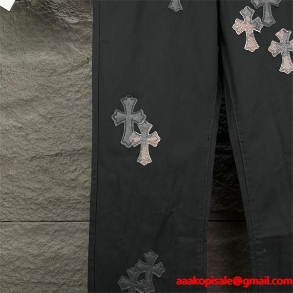 注目新作 クロムハーツ コピー Chrome Hearts ジョガーパンツ モード系シルエット 2026新作準備