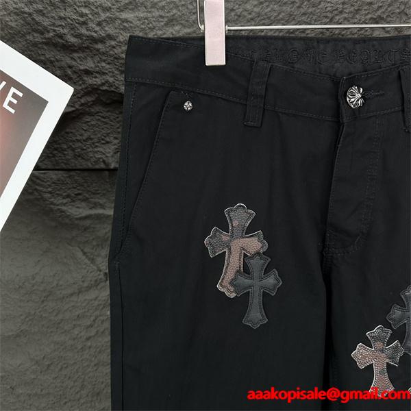 注目新作 クロムハーツ コピー Chrome Hearts ジョガーパンツ モード系シルエット 2026新作準備