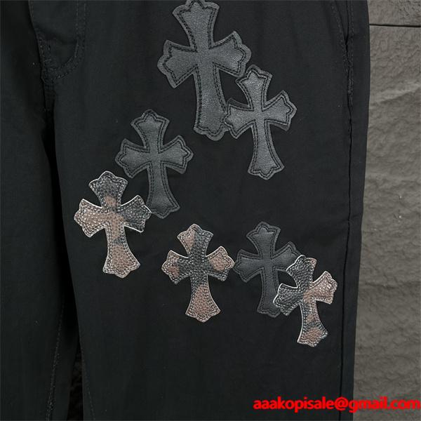 注目新作 クロムハーツ コピー Chrome Hearts ジョガーパンツ モード系シルエット 2026新作準備