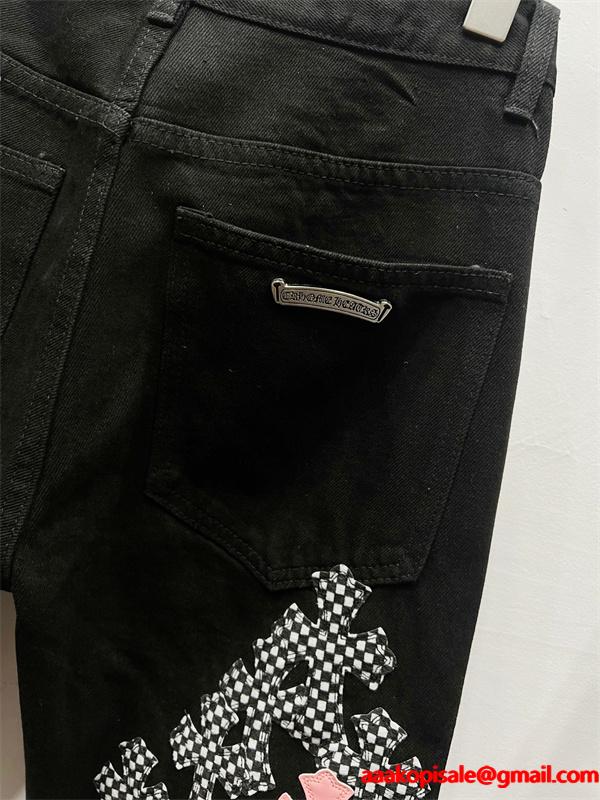 数量限定 個性際立つ モード系 クロムハーツ Chrome Hearts コピー デニムパンツ