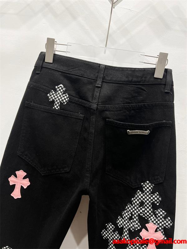 数量限定 個性際立つ モード系 クロムハーツ Chrome Hearts コピー デニムパンツ