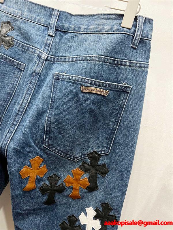 プレミアム感 存在感抜群 2026新作コーデ デニムパンツ クロムハーツ Chrome Hearts コピー