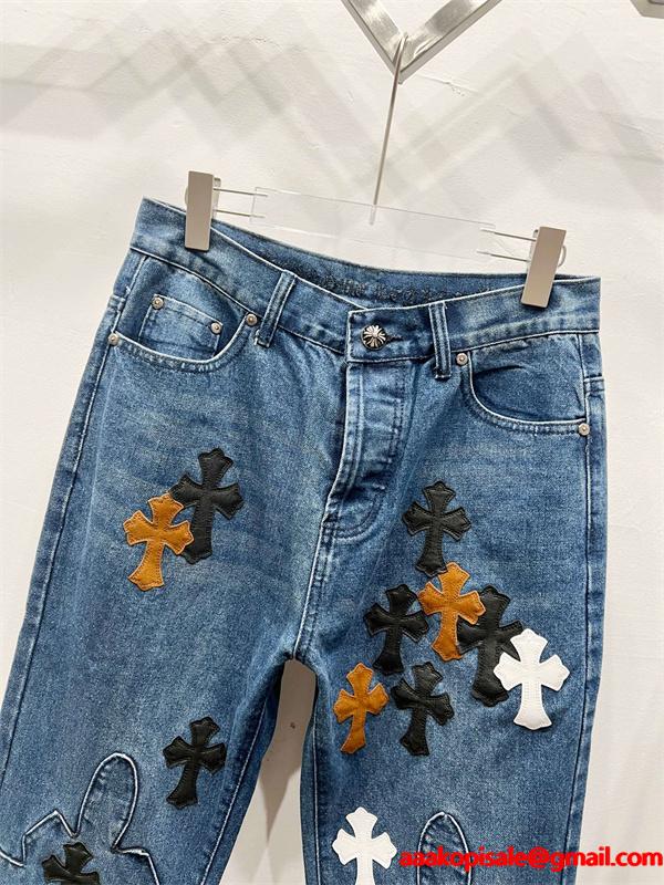プレミアム感 存在感抜群 2026新作コーデ デニムパンツ クロムハーツ Chrome Hearts コピー