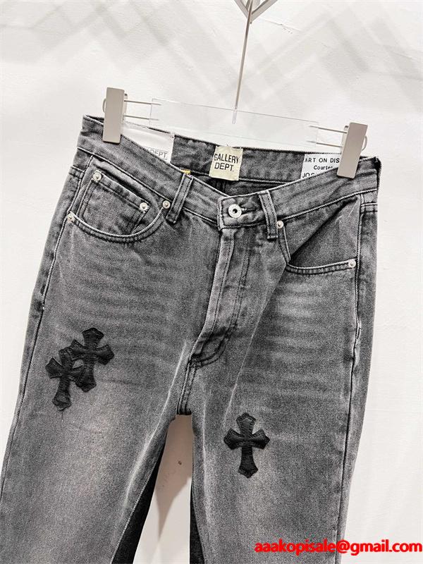 話題 シャープライン 注目新作 クロムハーツ Chrome Hearts コピー デニムパンツ