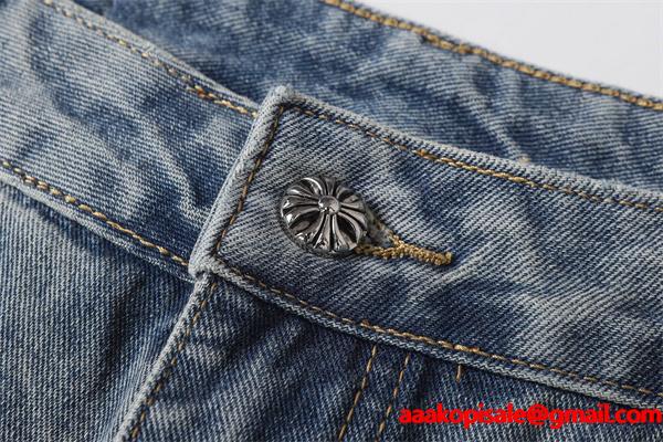 定番人気 オールオーバークロス 万能 デニムパンツ クロムハーツ Chrome Hearts コピー