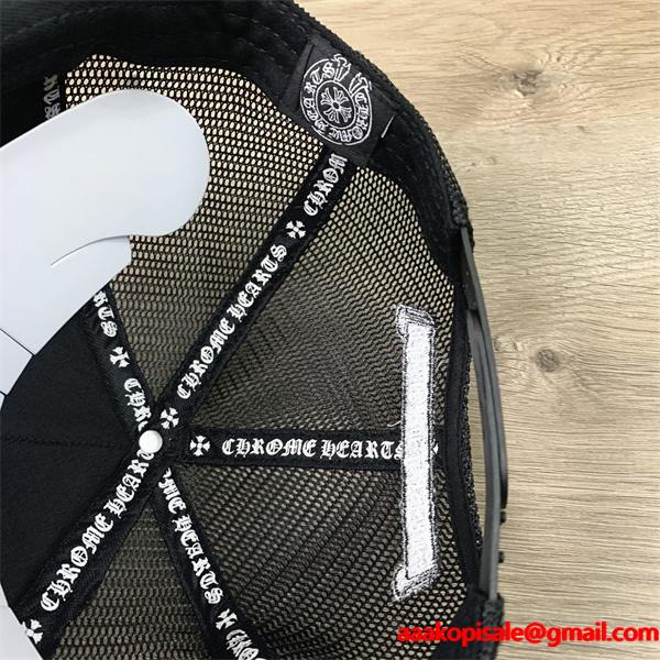 話題 立体クロス刺繍 クロムハーツ Chrome Hearts コピー シンプル 定番 キャップ