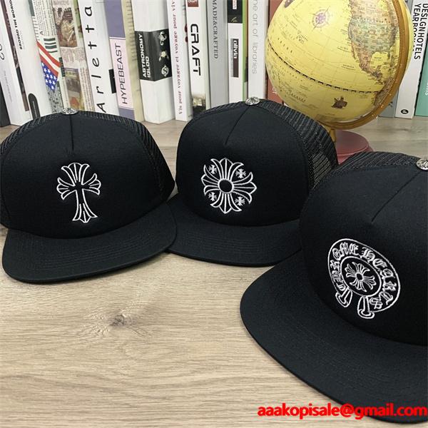 話題 立体クロス刺繍 クロムハーツ Chrome Hearts コピー シンプル 定番 キャップ