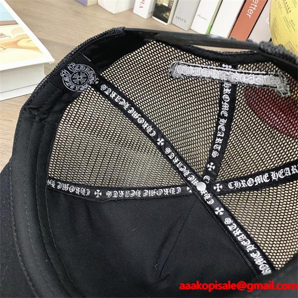 クロムハーツ Chrome Hearts コピー 個性派 トリプルスター装飾 クール系 キャップ