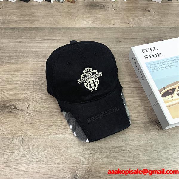 無骨 ダメージ加工 ヴィンテージ調 クロムハーツ Chrome Hearts コピー キャップ