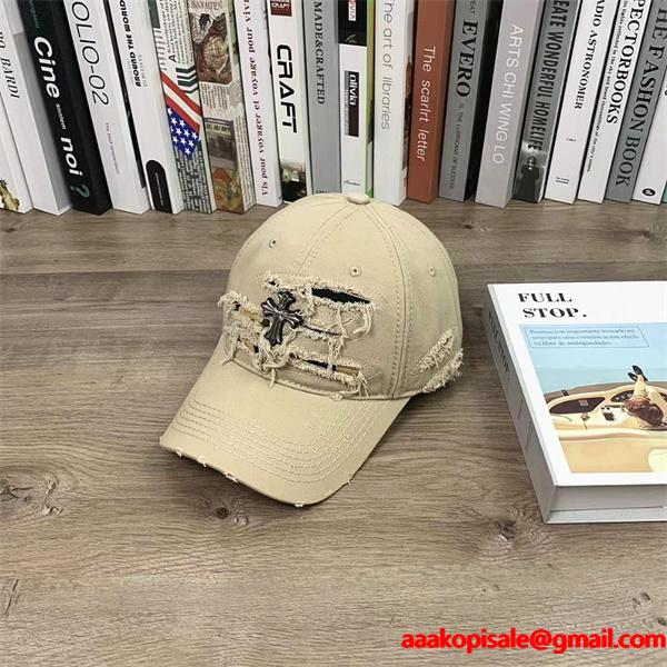 クロムハーツ Chrome Hearts コピー 渋み クロスアクセント 大人向け キャップ 