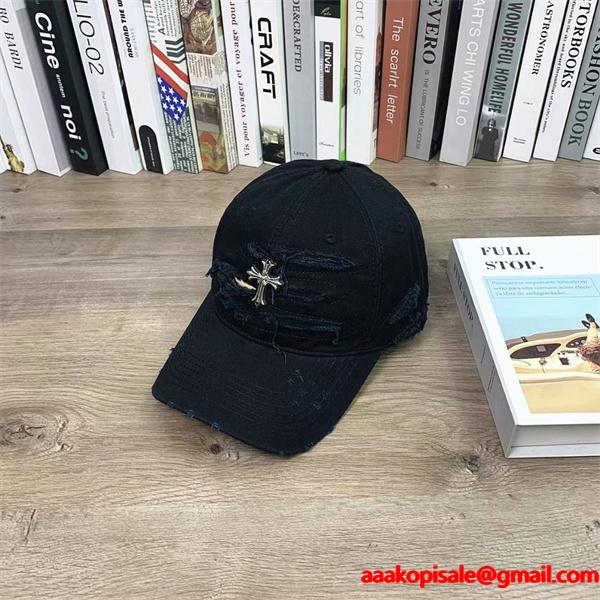 クロムハーツ Chrome Hearts コピー 渋み クロスアクセント 大人向け キャップ 