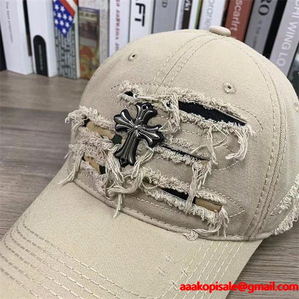 クロムハーツ Chrome Hearts コピー 渋み クロスアクセント 大人向け キャップ 