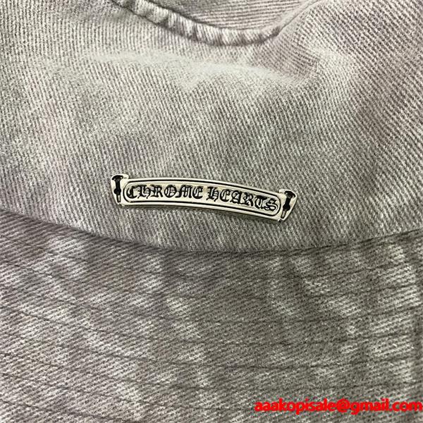 話題 ウォッシュデニム 柔らか印象 バケットハット クロムハーツ Chrome Hearts コピー