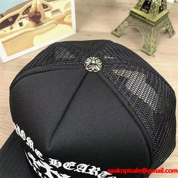 定番人気 モノトーン配色 万能 クロムハーツ Chrome Hearts コピー キャップ