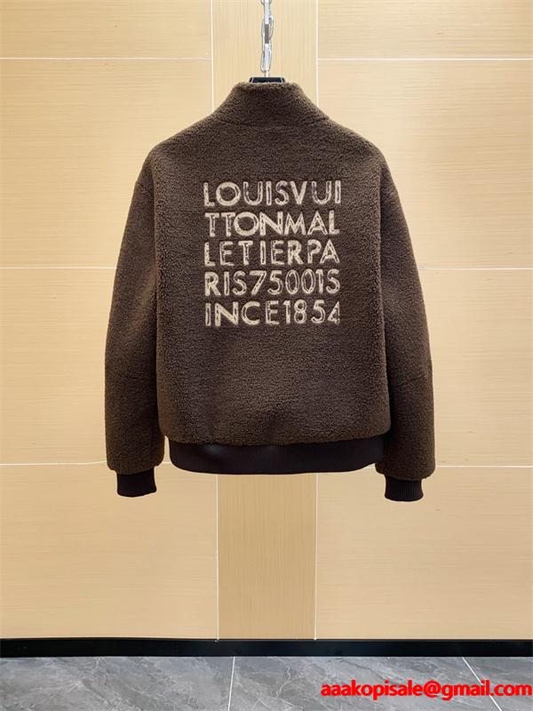 L.V.M☆☆ルイヴィトンジャケットコピーLOUIS VUITTONエレガント新作コーヒー色超人気