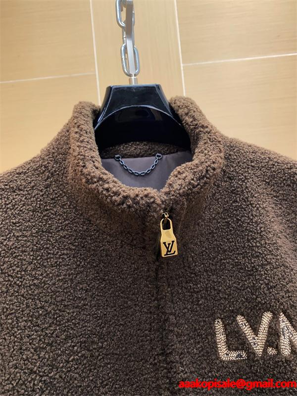 L.V.M☆☆ルイヴィトンジャケットコピーLOUIS VUITTONエレガント新作コーヒー色超人気