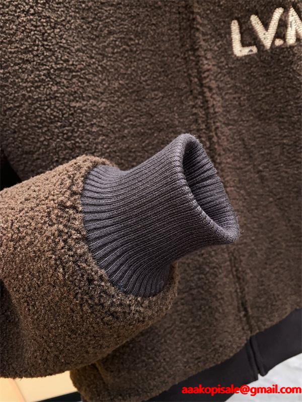 L.V.M☆☆ルイヴィトンジャケットコピーLOUIS VUITTONエレガント新作コーヒー色超人気