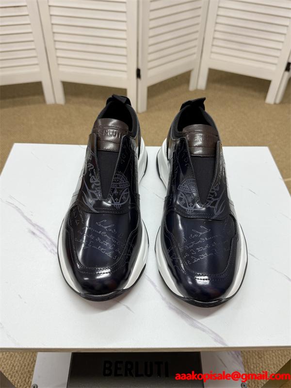 限定モデル パティーヌ Berluti ベルルッティ コピー スリッポン 存在感 2026新作