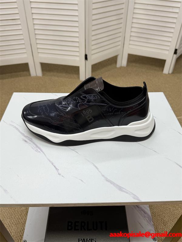限定モデル パティーヌ Berluti ベルルッティ コピー スリッポン 存在感 2026新作