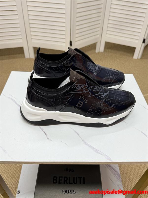 限定モデル パティーヌ Berluti ベルルッティ コピー スリッポン 存在感 2026新作