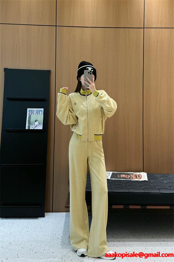 CHANEL★★シャネルセットアップコピー2026高級感レディースファッション上品3色