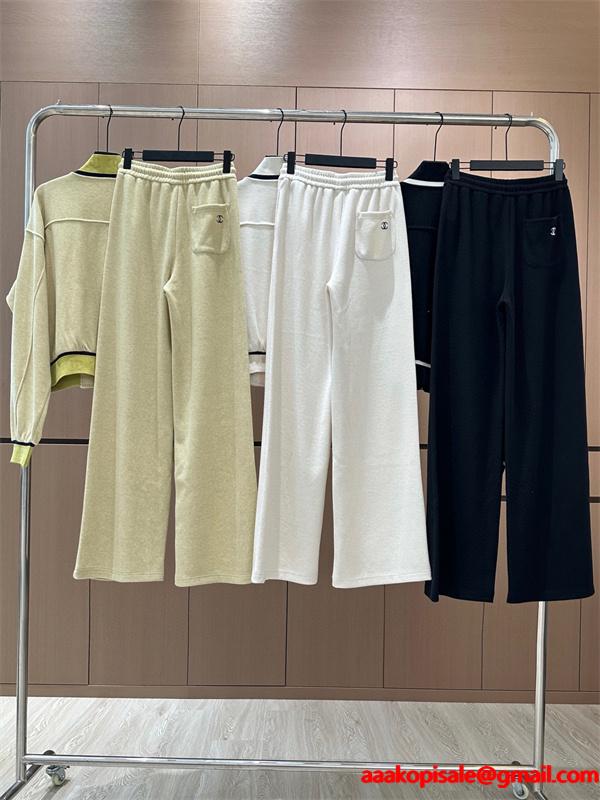 CHANEL★★シャネルセットアップコピー2026高級感レディースファッション上品3色