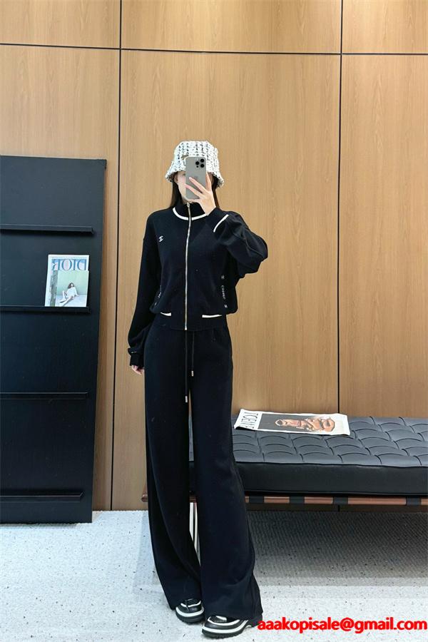 CHANEL★★シャネルセットアップコピー2026高級感レディースファッション上品3色