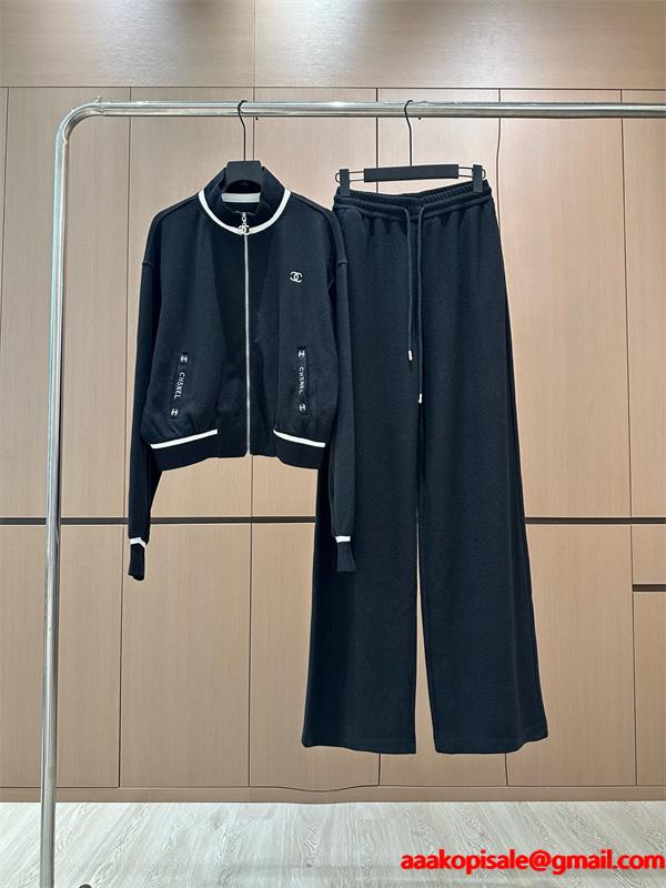 CHANEL★★シャネルセットアップコピー2026高級感レディースファッション上品3色