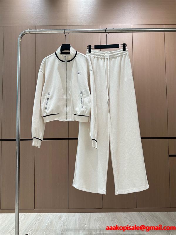 CHANEL★★シャネルセットアップコピー2026高級感レディースファッション上品3色