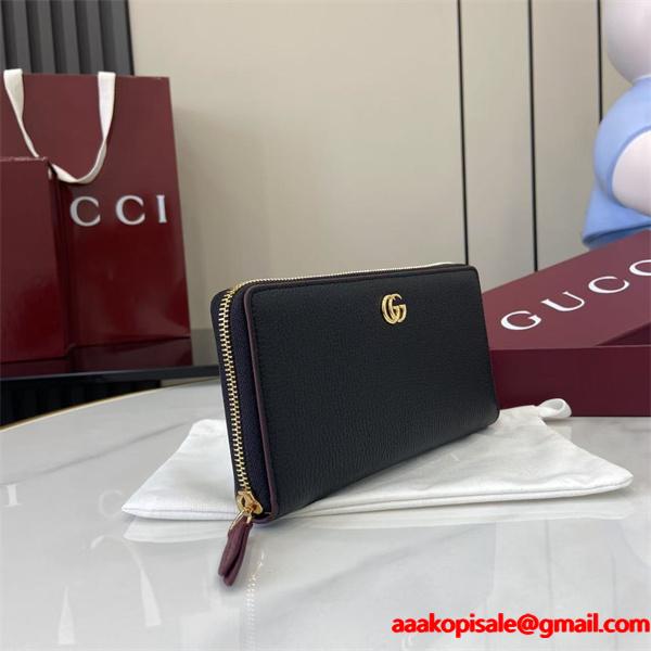 【新品】GG Marmontグッチ長財布コピーGUCCI新作2026トレンドユニセックス