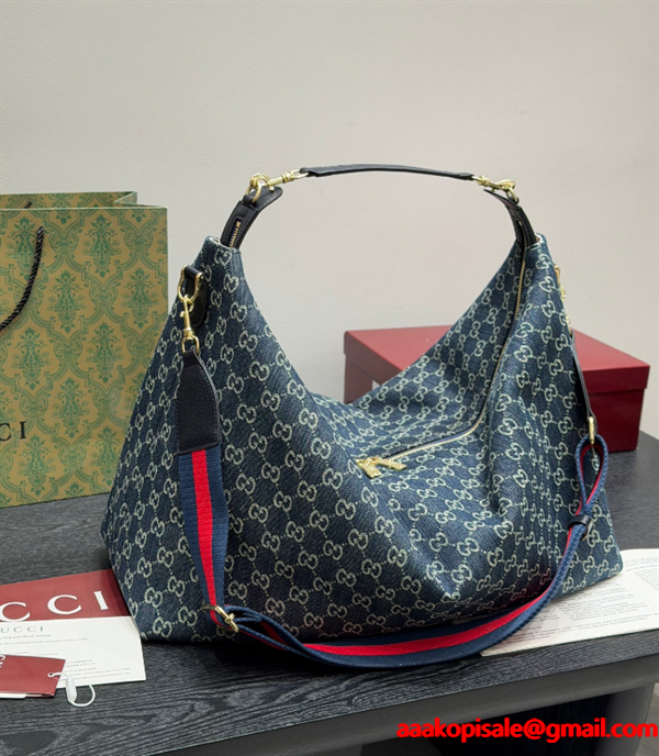 大容量★★GUCCI LaFamigliaシリーズHobo 男女兼用上品グッチショルダーバッグコピー