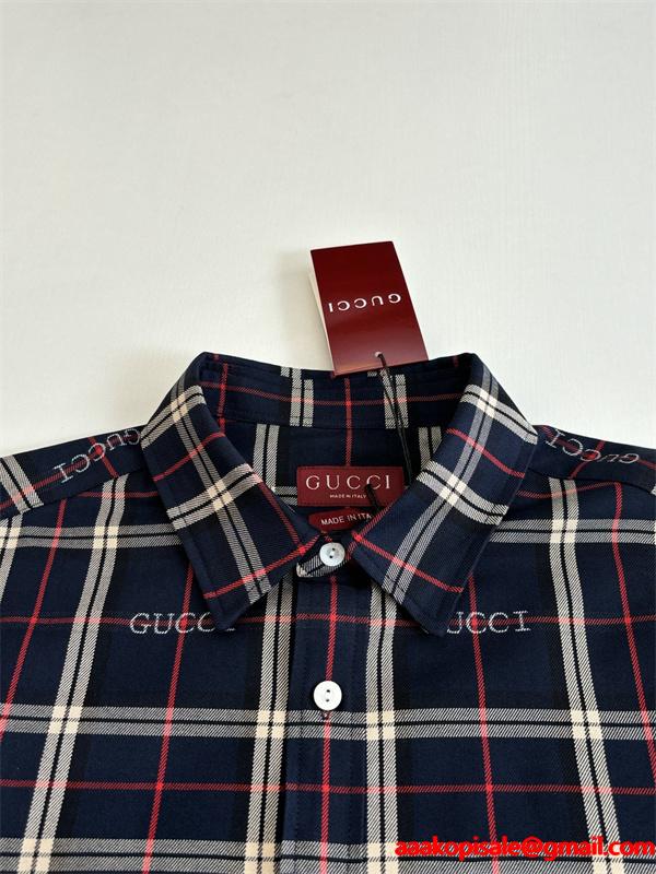 お洒落快適★GUCCI 長袖シャツコピー グッチ激安通販スタイリッシュ人気上質なアイテム