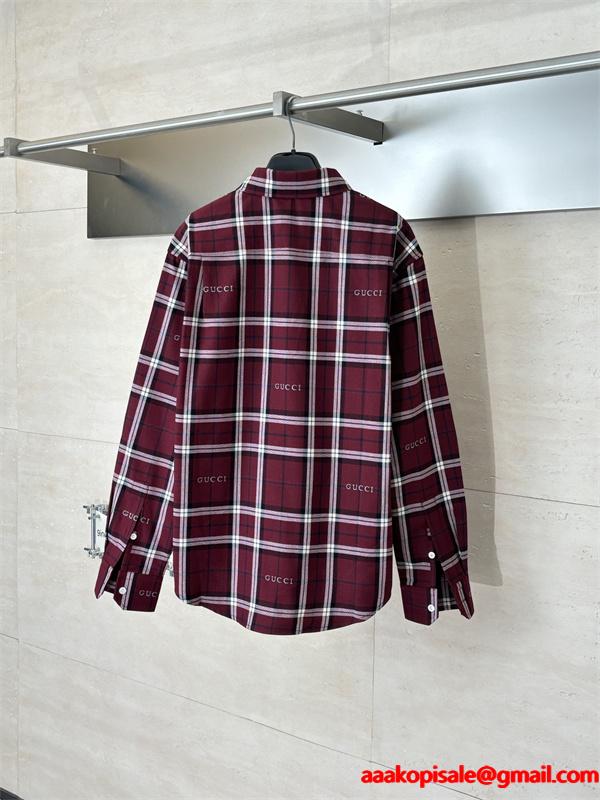 お洒落快適★GUCCI 長袖シャツコピー グッチ激安通販スタイリッシュ人気上質なアイテム