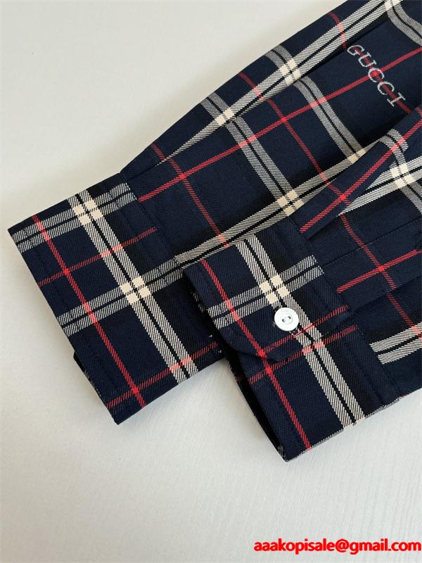 お洒落快適★GUCCI 長袖シャツコピー グッチ激安通販スタイリッシュ人気上質なアイテム