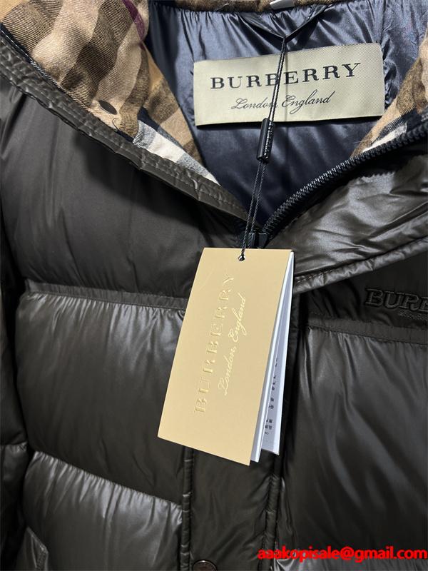 数量限定 新作 フーデッド BURBERRY バーバリー コピー ダウンブルゾン 高級
