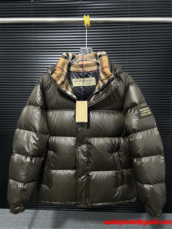 数量限定 新作 フーデッド BURBERRY バーバリー コピー ダウンブルゾン 高級