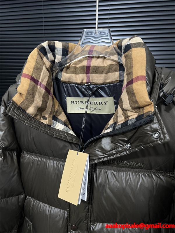 数量限定 新作 フーデッド BURBERRY バーバリー コピー ダウンブルゾン 高級
