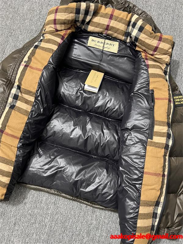 数量限定 新作 フーデッド BURBERRY バーバリー コピー ダウンブルゾン 高級