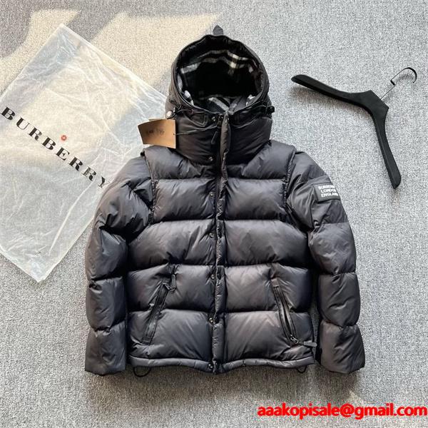 人気爆発 新登場 ショート BURBERRY バーバリー コピー ダウンジャケット 着心地　