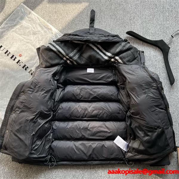 人気爆発 新登場 ショート BURBERRY バーバリー コピー ダウンジャケット 着心地　