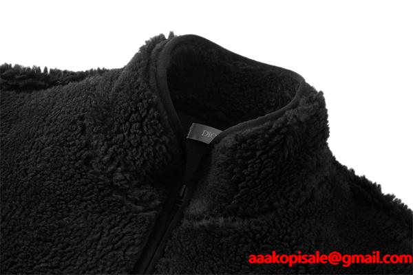 限定展開 新作 ボア DIOR ディオール コピー ジャケット ふんわり 保温